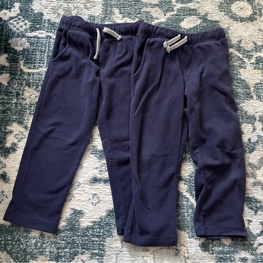 Carters 3T Toddler Fleece Pants (5 Pairs)